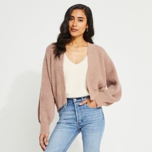 Gentle Fawn Fuzzy Cardigan Blush Large
